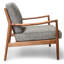 Chaise avec accoudoirs Stella, structure solide-504230698