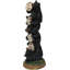 Figurine rustique en forme d'ours noir