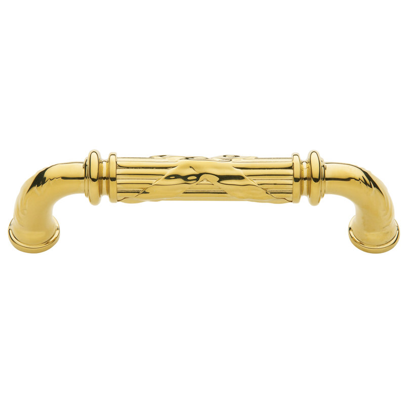 Edinburgh 4" Center to Center Appliance Pull, Bright Brass