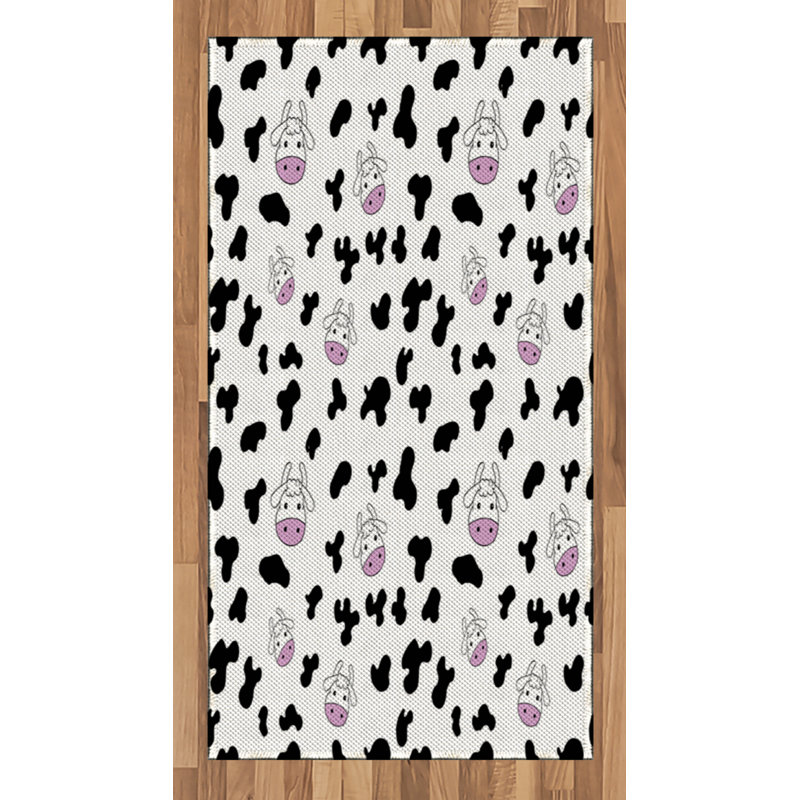 Tapis décoratif en laine à haute densité, Rectangle 2 pi 7 po x 5 pi