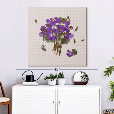 Harnek Vintage Style Violets