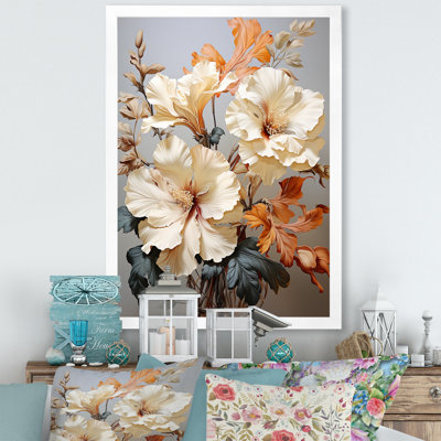 Vintage Charm Hibiscus I, reproduction d'art sur toile