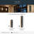 Tauri 17.5" Medium LED Wall Sconce in Champagne Bronze-126501911-126501914