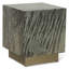 Odessa 20" Side Table In Desert Patina With Brass Base