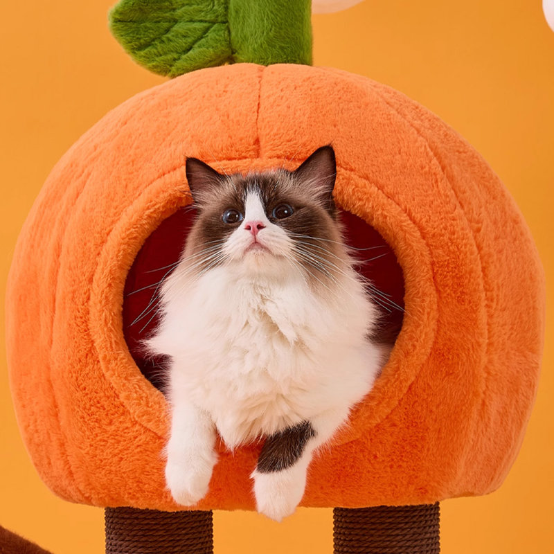 3 Tiers Cat Tree with Condons,Perch,Scratching Posts