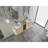 60'' Wall-Mounted Bathroom Vanity With Ceramic Art Sink, And 1-Storage Shelves, Soft-Close Door, KD-Packing, Plywood-2018988102-2018988097