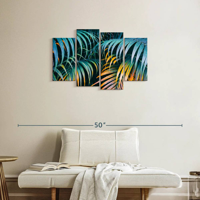 Feuilles de palmier Harnek Green Jungle