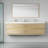 72" Wall-Mounted Bathroom Vanity Floating Double Sink Vanity with Stone Resin Top and Basin, 4 Soft Close Drawers-1731034699
