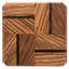 Tiger and Wenge Wood Coasters End Grain with Base