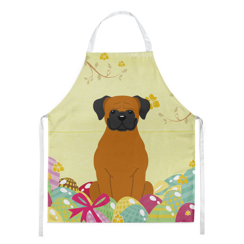 Tablier œufs de pâques, Blond / fauve / noir, Boxer
