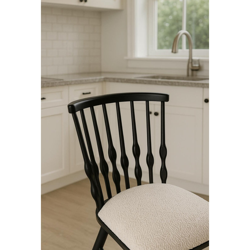 Ensemble de table et chaises de salle à manger extensible (5 pièces), noir, 51,2 po x 31,5 po x 29,5 po | 100% bois de hêtre et panneau de fibres à densité moyenne résistant aux rayures | Comprend 4 chaises (17,3 po x 36,2 po x 17,3 po) | Élégant et durable pour les espaces de salle à manger modernes