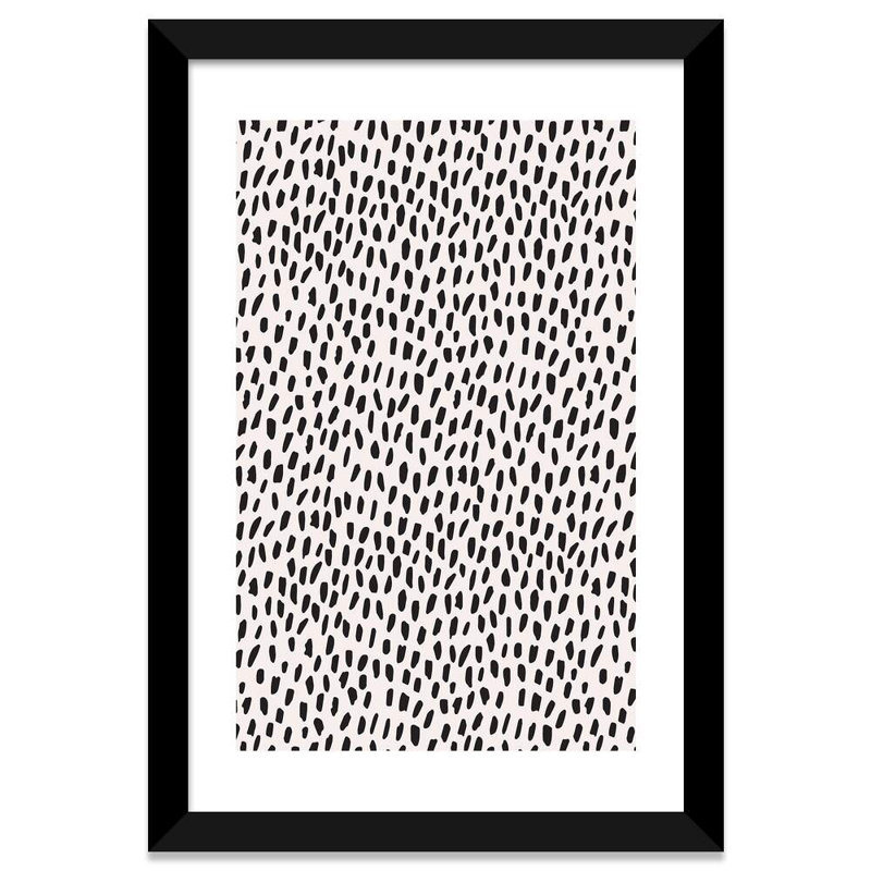 «Salty Leopard» par Honeymoon Hotel - reproduction de cadre photo sur papier, H 32 po x l 24 po x P 1 po, Papier encadré noir