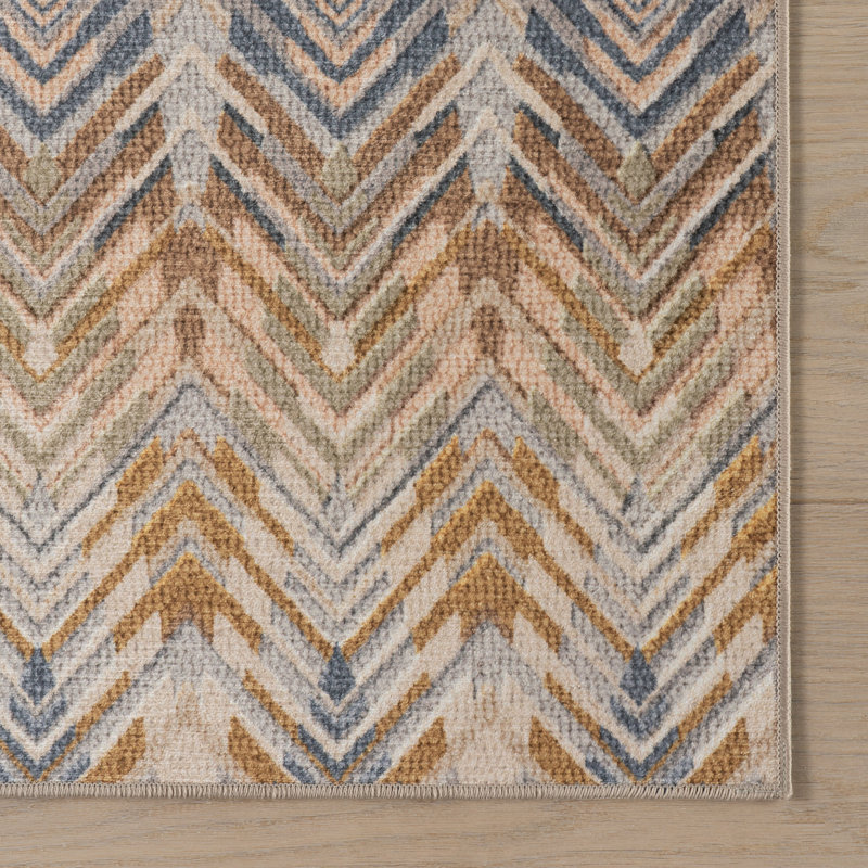 Seneca Machine Washable Rug, Rectangle 4' x 6'