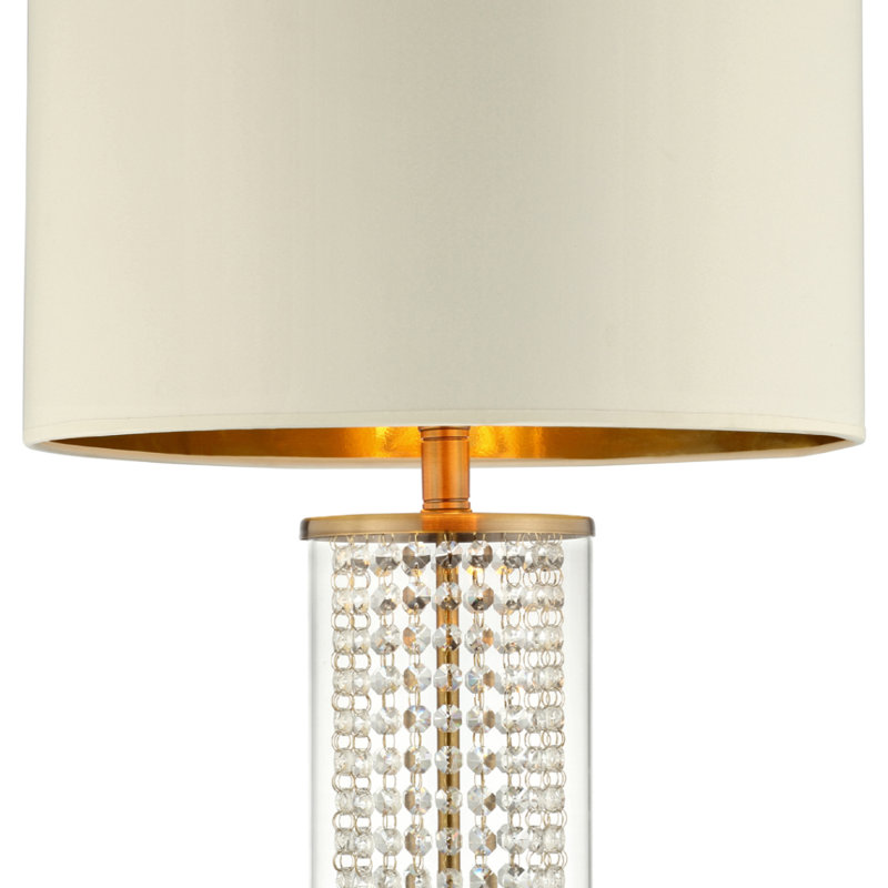 Lampe de table en laiton brossé 28,7 po Van Buren