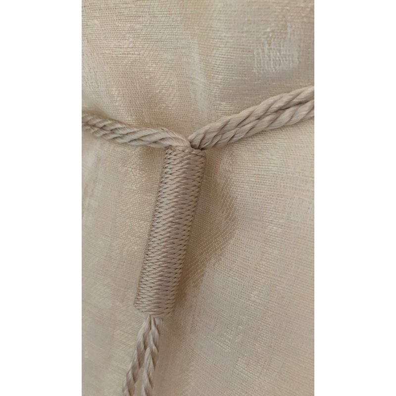 Laszlo 2cm Curtain Holdback/Tieback, Cream
