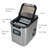 NutriChef 33 lb. Daily Production Cube Clear Ice Portable Ice Maker