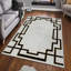 Motto Black/White Rug