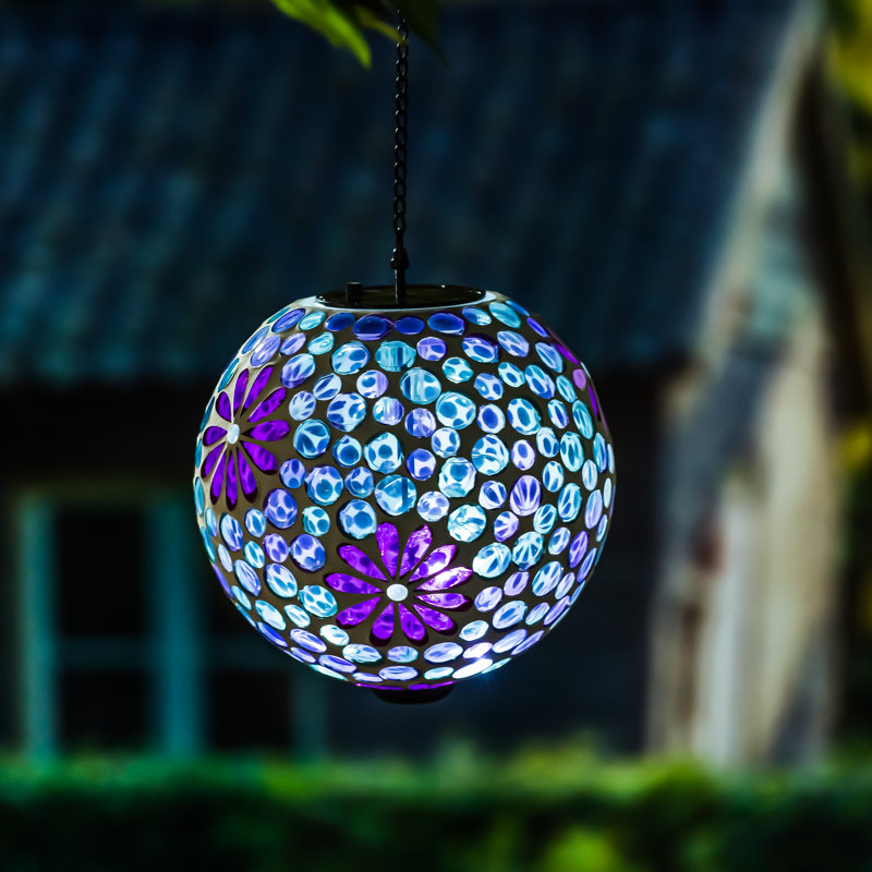Boule de regard en mosaïque Karuna Daisies