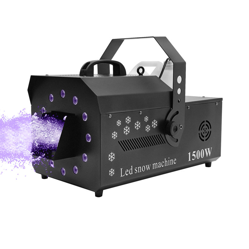 Machine à neige à DEL 1500W pour la fête
