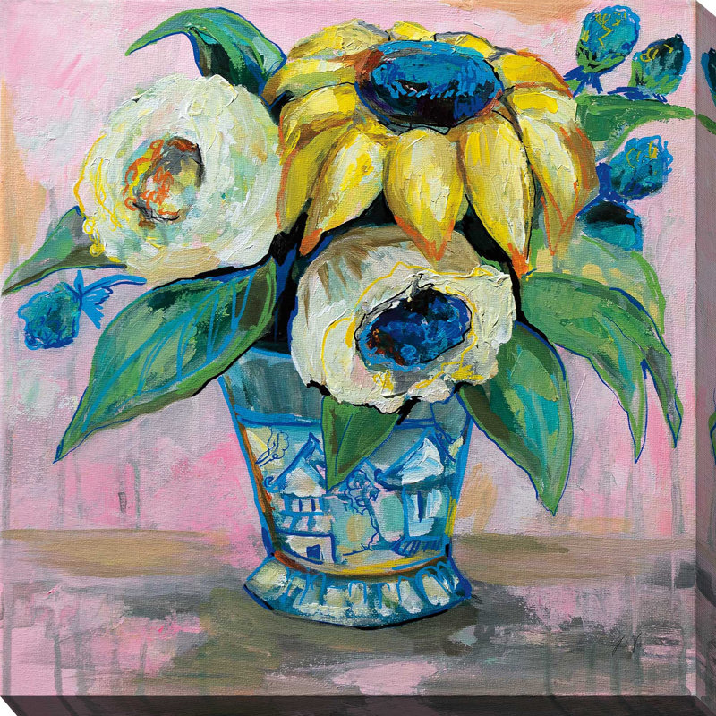 Ginger Jar II - peinture, Toile tendue, H 36 po x l 36 po x P 1,5 po