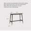 Table basse en bois massif moderne et minimaliste