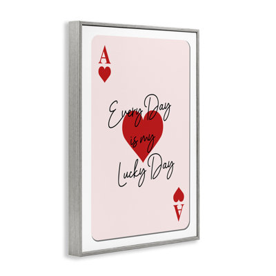 «Lucky Day Card Design», estampe numérique encadrée par Martina Pavlova