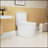 Advanced 1.1/1.6 GPF Elongated Comfort Height Floor Mounted One-Piece Toilet, CUPC Certified, Watersense Cetified, Ceramic, Soft Close Seat-112377972