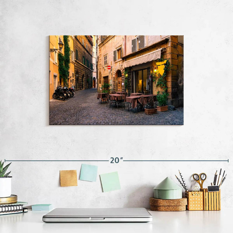 Sirci, rue italienne, restaurant, H 8 po x l 12 po