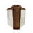 Brancaster Retro Brown Grain Leather & Aluminum Chair