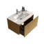 Ensemble de meuble-lavabo simple 29,9 po avec plateau en céramique Tarha