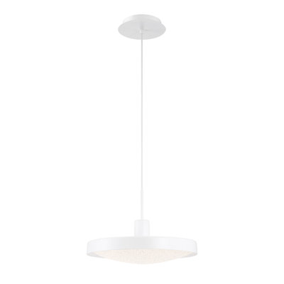 Luminaire suspendu tambour 1 lumière DEL Sandstone