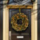  24 in. Glittery Bristle Pine Wreath with LED Lights