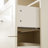 Alderman 92.5" H Bookcase With Glass Doors & 3 Drawers