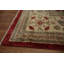 Tapis rouge grand motif floral 9 x 12 Ziegler