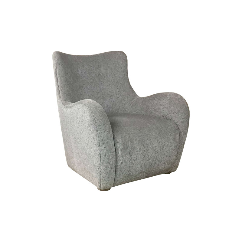 Chaise d'appoint pivotante en tissu