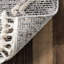 Tapis gris / blanc Makaila-937181196