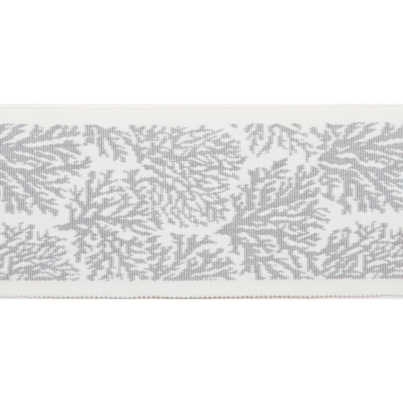 Ruban de corail 3,25 po - Bordure de cour, Gris