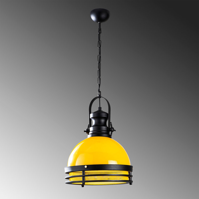 1 - Light Black Unique/Statement Pendant