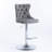Swivel Velvet Barstools with Adjusatble Seat Height-1880070283-1880070260