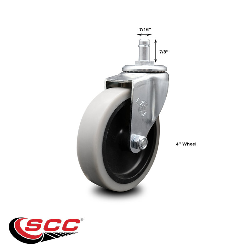 Thermoplastic and Rubber Caster
