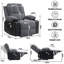 Aayansh Upholstered Recliner Heated Massage Chair-1035941707-1065494957