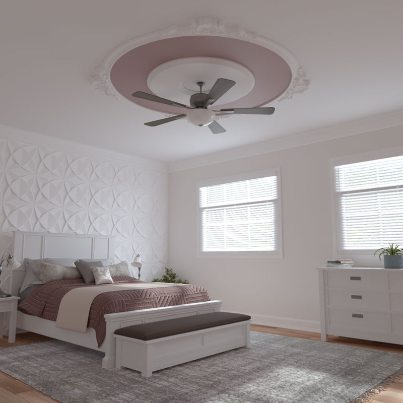 Shell Ceiling Ring Kit, 93.375'' H x 93.375'' W, Single (1/4 of a Complete Circle)