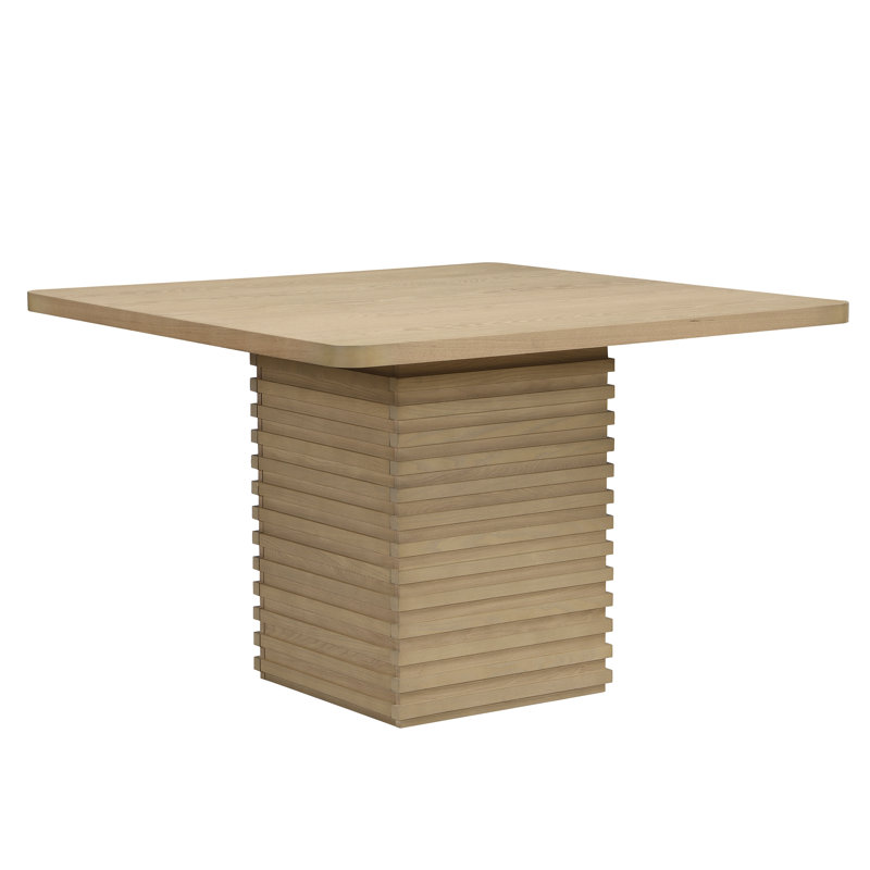 Table de salle à manger Liora, Frêne clair, 45 po x l 45 po x P 30 po
