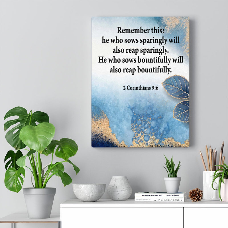 Reap What You Sow 2 - Wrapped Canvas Print, 16" H x 12" W x 1.25" D