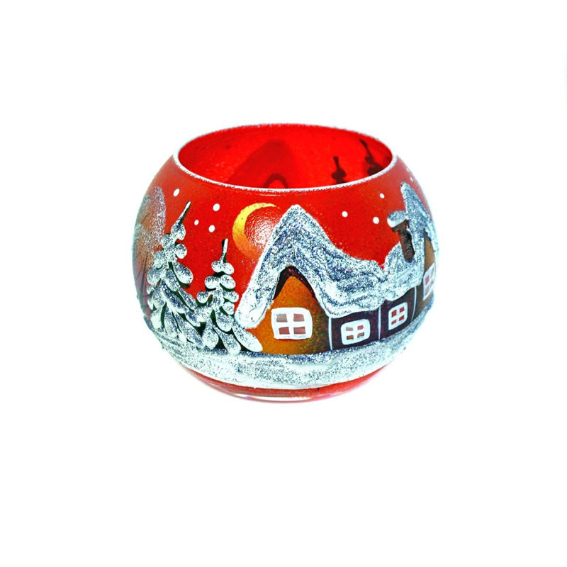 3'' H Glass Votive Holder