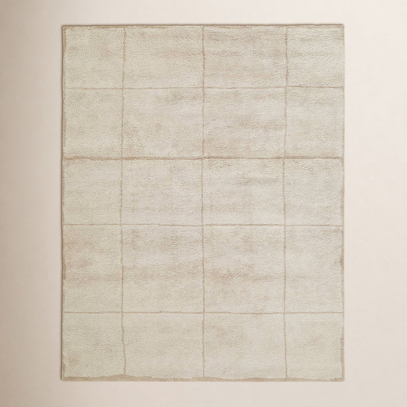 Tapis d'intérieur en laine touffeté à la main Merritt, Rectangle 7 pi 9 po x 9 pi 9 po