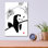 Bungalow Bungalow «Panda Tryptique Part 01» par Pechane, art mural en verre acrylique