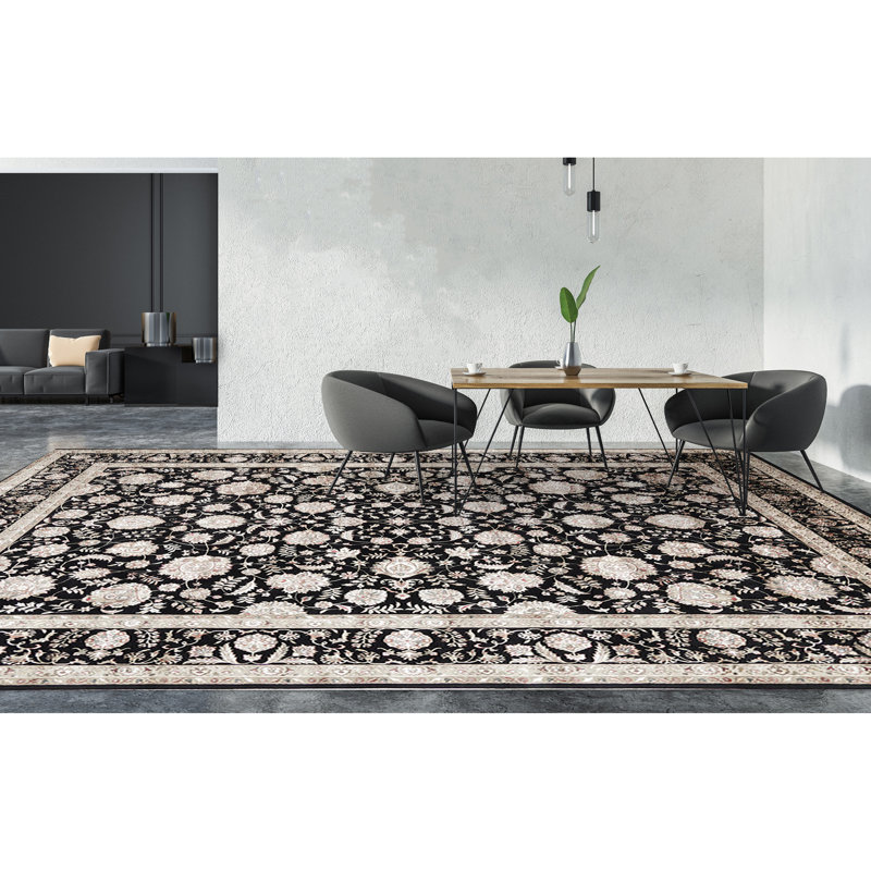 Wase Floral Area Rug, Rectangle 10' x 14'