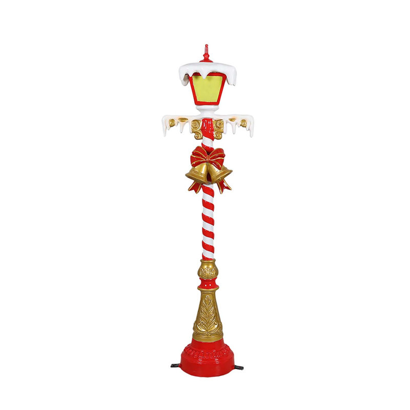 Lampadaire avec lumières 5 pi (rouge)
