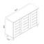 Armoire de rangement pour chaussures 16 paires Millan-1185122797